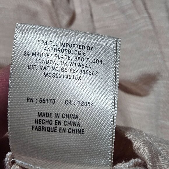 Meadow Rue Women’s Blush Med Top Embroidered Feminine Cottagecore Romantic - Picture 12 of 16